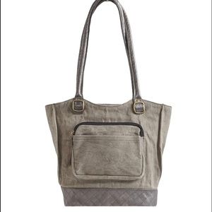 Mona B Two in One Tote to Backpack, Re-Cycled Canvas Tote New without ta…